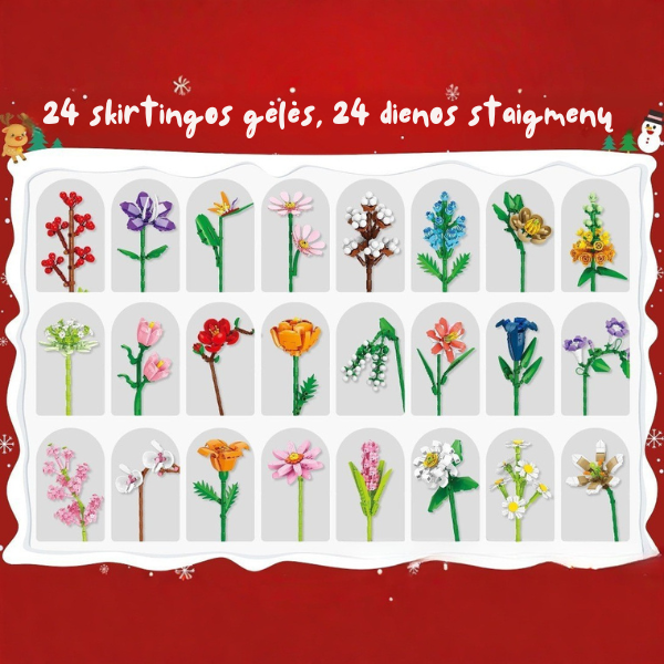 LEGO Lillede advendikalender