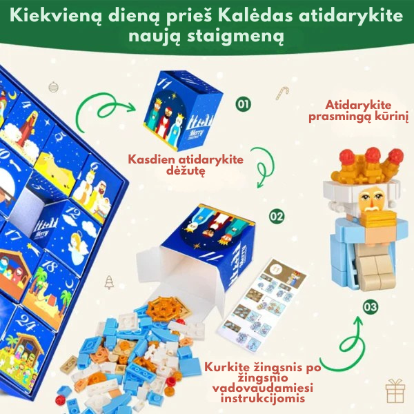 Religioosne advendikalender – Petlemma figuurid 2025