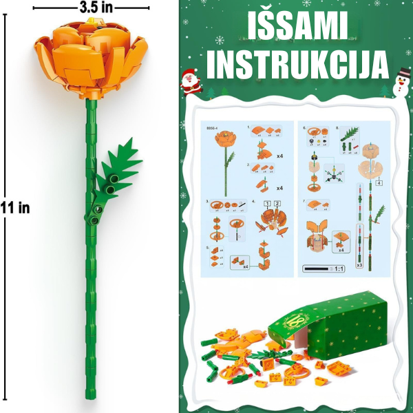 LEGO Lillede advendikalender