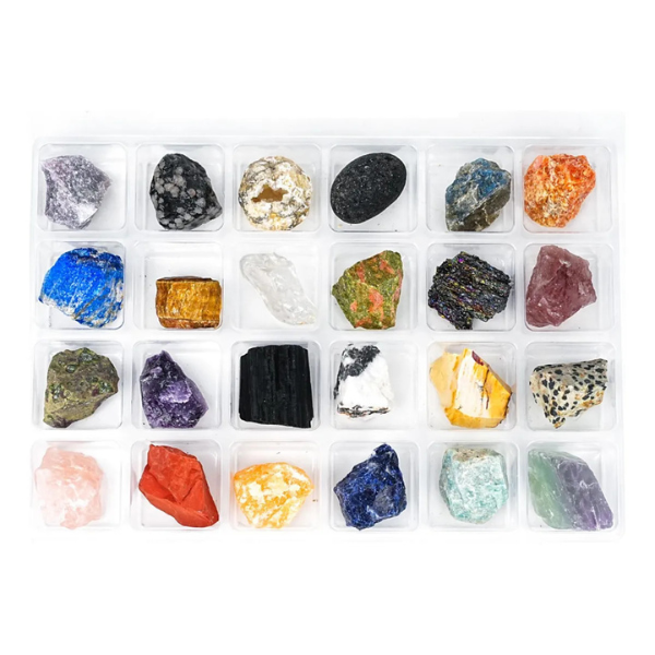 24 kristalli jõulukalender looduslike kividega