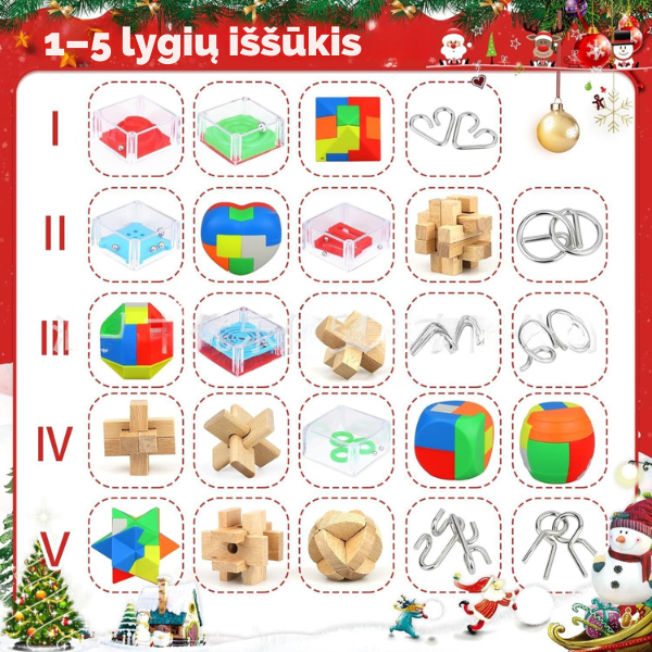 Hariduslik advendikalender pusleidega