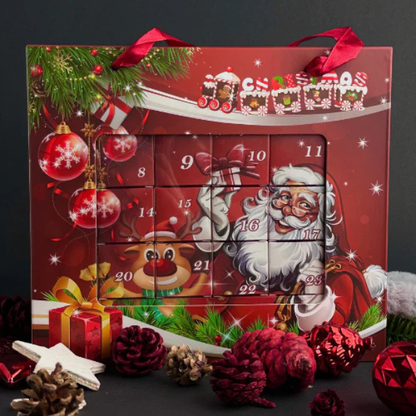 Tüdrukute advendikalender käevõrude ja ripatsitega