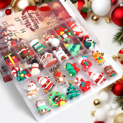 Jõulukalender 3D Squishy mänguasjadega
