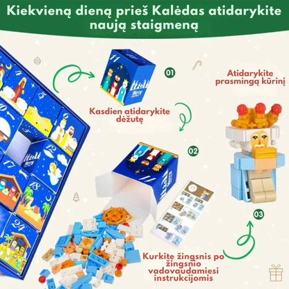 Religioosne advendikalender – Petlemma figuurid 2025