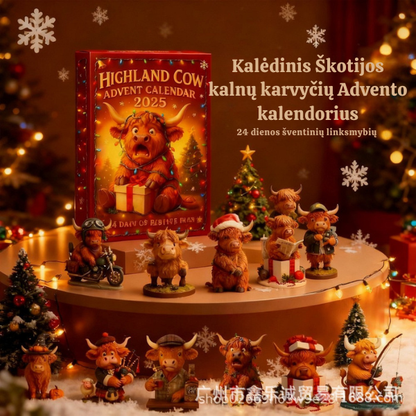 Šoti mägilehmade advendikalender 2025